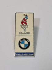 Atlanta Olympics 1996 Souvenir Lapel Pin BMW Service Professional picture