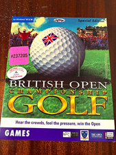 British Open Championship Golf Special Edition PC Big Box Sealed Windows 95 98 picture