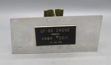 Vtg 1956 QF-80 Shooting Star Jet Drone Presentation Fragment Piece Display Model picture