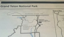 Newest Revised July 2023 GRAND TETON & YELLOWSTONE NATIONAL PARKS SERVICE MAPS picture