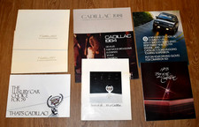 Vtg Lot 8 CADILLAC Dealer Catalog Sales Brochures 1979-1980-1981-1982-1983-1984 picture