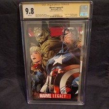 Marvel Legacy #1 SS 9.8 Signed by Jason Aaron picture
