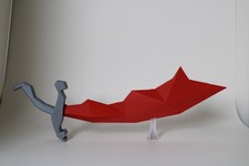 Dragon Scimitar Display Replica - OSRS Old School Runescape Sword picture
