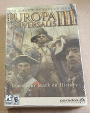 Europa Universalis III (2007) PC NEW Factory Sealed Small Box US Retail As Shown picture