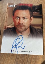 Grant Bowler As Captain GaulLost TV Archives 2010 Auto Autograph Card picture