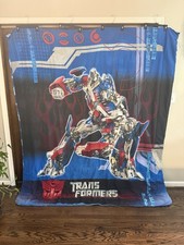Vintage Uncommon HTF 2007 Transformers Movie Optimus Prime 76” x 84” Comforter picture