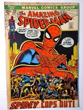 1972 Amazing Spider-Man 112 Spidey Cops Out Marvel picture