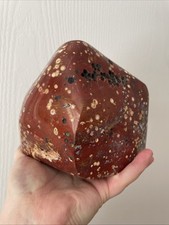 LARGE Red orbicular Jasper / 3056g / Hand Carved And Polished / Cabochon picture