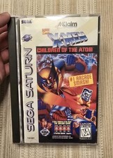 Sega Saturn X-Men Children of the Atom CIB Authentic Complete Reg Card Tested picture