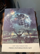 1964 65 World Fair Press Information Kit. This Is All New Old Stock Folks.￼ picture