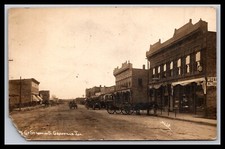 RPPC Illinois - A View Down Main Street Looking South - Granville, IL 1912 picture