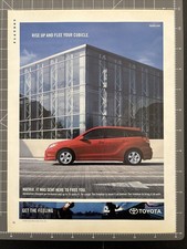 2003 TOYOTA MATRIX Magazine Ad - Rise Up And Flee Your Cubicle. Get The Feeling picture