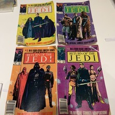 Star Wars Return of the Jedi Comic Set (1983-84) Issues #1 - 4 Newsstand Marvel picture