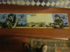 ORIGINAL TAITO OPERATION THUNDERBOLT ARCADE GAME MARQUEE picture
