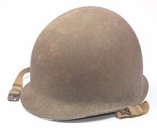 Identified Early WWII US Army McCord Fixed Bale M1 Helmet 169B picture
