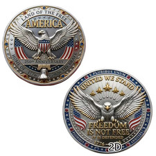 United States 250 Anniversary Challenge Coin Commemorative US 1-pc cd picture