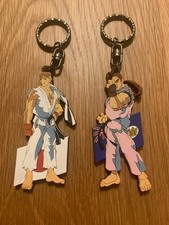 【CAPCOM】Street Fighter ZERO Rubber Keychain Ryu & Dan picture