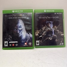 Xbox One(2)Middle Earth Shadow of Mordor Game of the Year Edition&Shadow Of War picture