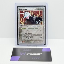 POKEMON CARD AGGRON EX HOLO 89/100 - ENG - EX CRYSTAL GUARDIANS - EX/NM picture