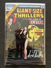 Giant-Size Thrillers Curse Of Elvira Mistress Dark Classic Horror Signed COA picture