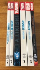 Avengers Hickman TPB Lot Complete Vol 1 2 4 5 Infinity Secret Wars Marvel Comics picture
