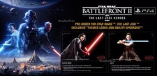 Star Wars Battlefront 2 (PS4) Pre-Order Bonus - Last Jedi Heroes Bonus Content picture