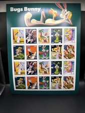 2020 USPS Bugs Bunny Forever Stamp Sheet of 20 Collectible Stamps picture