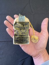 Vintage Genuine Durham Smoking Tobacco Pouch W.T. Blackwell Co. Bull Advertising picture