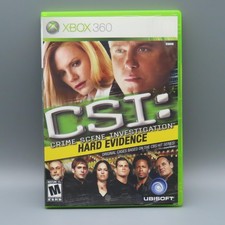 CSI Crime Scene Investigation Hard Evidence Xbox 360 Game M NTSC Ubisoft Crime picture