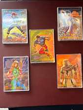 SkyBox 1993 Marvel Masterpieces X-Men 5-Card Lot Skullfire Meanstreak picture