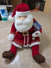 Hallmark The Polar Express Battery Operated Santa Claus Plush Christmas. Working picture