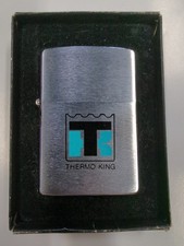 Vintage Zippo Lighter NOS Printed / Painted Thermo King with Box Unused picture