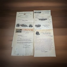 Vintage Letterhead Lot Typewriter Hotel Anaconda Shoe College 1903-1946 sl picture