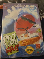 Cool Spot Sega Genesis Complete CIB Games (Virgin) 7-up picture