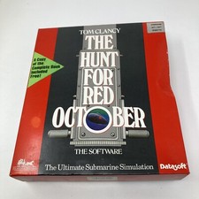 The Hunt for Red October Commodore 64/128 w book c64 diskette picture