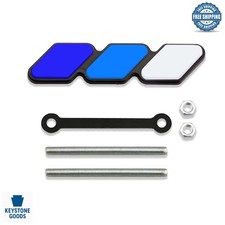 TRD Tri-Color Grille Badge Emblem for Toyota Tacoma, 4Runner, Tundra, Sequoia... picture