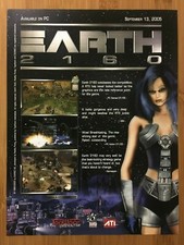 Earth 2160 PC 2005 Vintage Game Poster Ad Art Print Official Promo Windows Rare picture