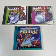 Vintage PC Pinball Games Lot: Full Tilt 1 & 2, 3-D Ultra Pinball Maxis Sierra picture