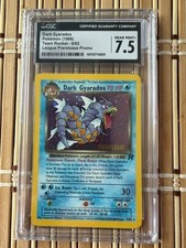 1999 Pokémon Team Rocket League Prerelease Promo #8 Dark Gyarados NM+ CGC 7.5 picture