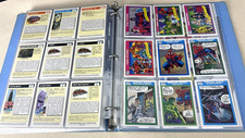 1990 Impel Marvel Universe Series 1 Complete Base Set 1-162 in Binder Sheets picture