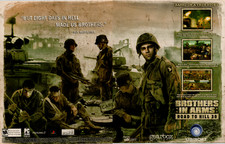 Brothers in Arms Road to Hill 30 2005 Video Game Promo Print Ad WWII picture