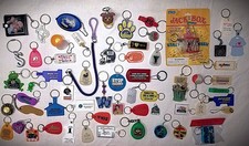 Collectible Keychains - Lot of 60 - Mixed Assortment – Vintage to Modern picture