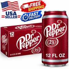 Dr Pepper Soda Pop, 12 fl oz, 12 Pack Cans picture