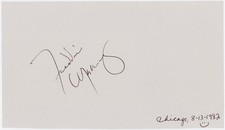 Freddie Mercury ~ Signed Autographed Authentic 1982 Signature Queen ~ PSA DNA picture