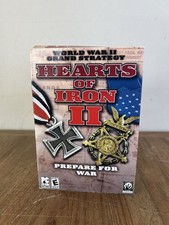Hearts of Iron II Paradox 2005. Windows 98/ME/2000/XP. NEW -SEALED picture