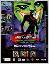 Batman Beyond Return of the Joker Ubisoft PS1 N64 GBC 2001 Advertisement picture