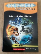 BIONICLE CHRONICLES #4 Tales of the Masks Scholastic Pbck book 1st ed 2003 exct picture