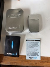 Zippo Blu Lighter  - New With Seal - In Original Case With Paperwork Inside picture