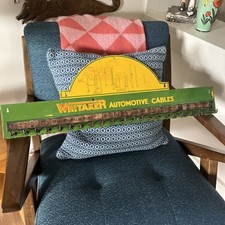 Vintage Whitaker Automotive Rack Sign 30”x10” Metal Advertising Rare Original picture