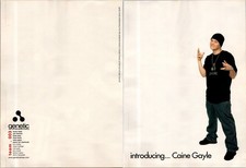 2003 GENETIC Skate Shoe • 2 page print ad • Caine Gayle Skateboard 00s • JA.29 picture